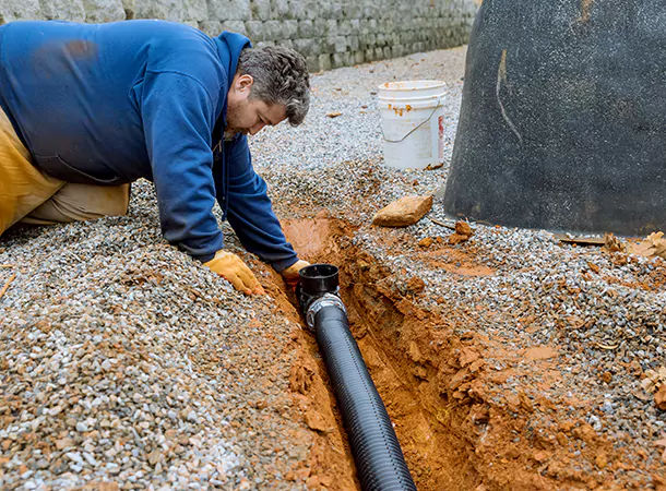 Sewer Pipe Burst Replacement in Inglewood, Ontario