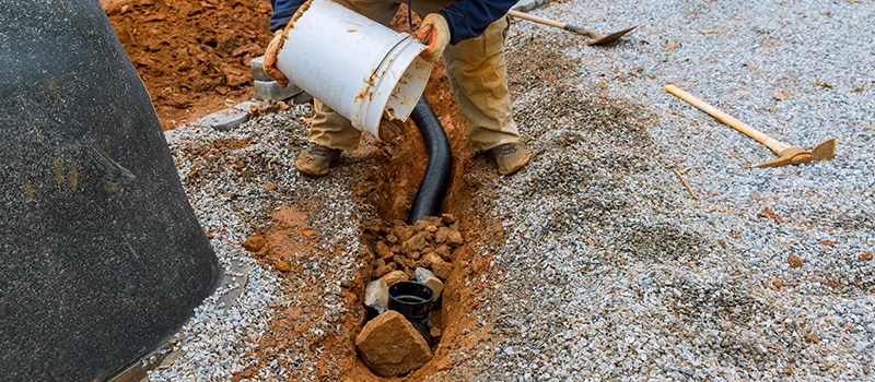 Trenchless Sink Drain Replacement in Inglewood, Ontario