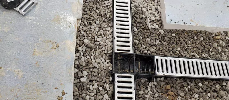 Storm Water Trench Drain Repair in Inglewood, ON